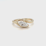 Marquise Diamond Nautilus Ring