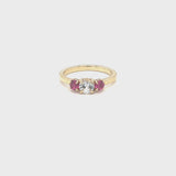 Sapphire & Ruby Cocktail Ring