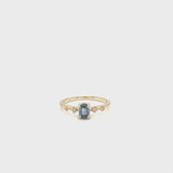 Sapphire Cherry Blossom Ring