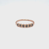 Rose Black Diamond Band