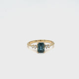 Emerald Cut Sapphire Drift Ring