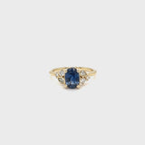 Blue Sapphire Garden Ring