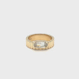 Champagne Moval Grooved Cigar Band