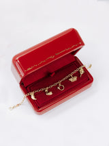 Tiny Diamond Ring Charm