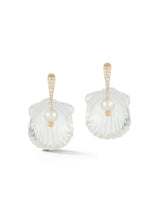 Dew Drops - Large Rock Crystal Shell
