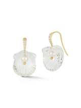 Dew Drops - Large Rock Crystal Shell