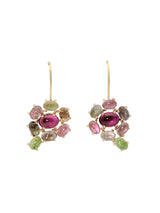 Tourmaline Rosette Earrings