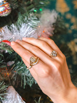 Diamond Puffed Contour Band