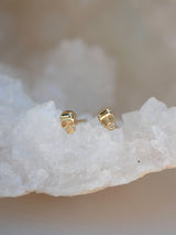 Gold Skull Studs