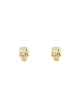 Gold Skull Studs