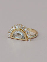 Diamond Halfmoon Sol Ring