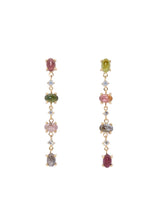 Tourmaline Waterfall Earrings