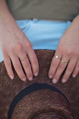 Beaded Stack Ring - Emily Warden Designs Site
