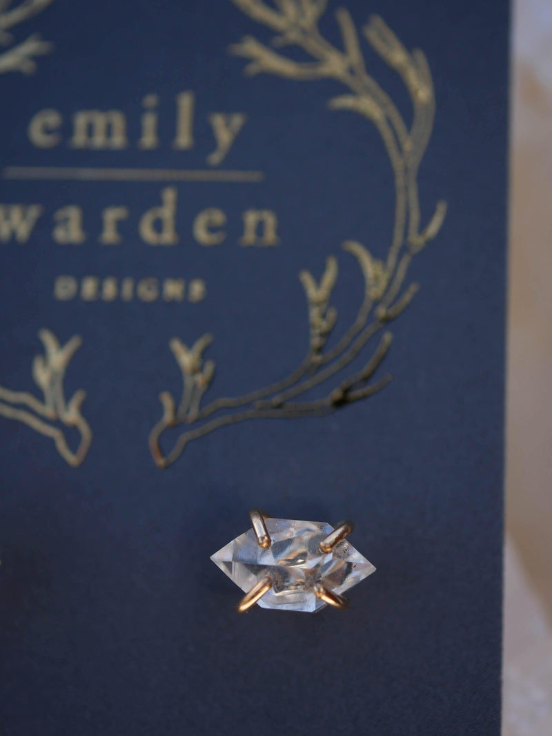 Herkimer Diamond Studs - Emily Warden Designs Site