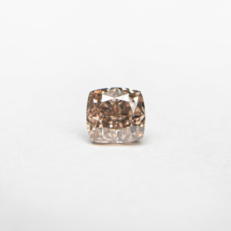 0.35ct 3.92x3.71x2.65mm GIA VS2 Fancy Brown-Pink Cushion Brilliant 🇦🇺 24124-01