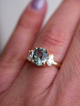 Sapphire Trilogy Ring