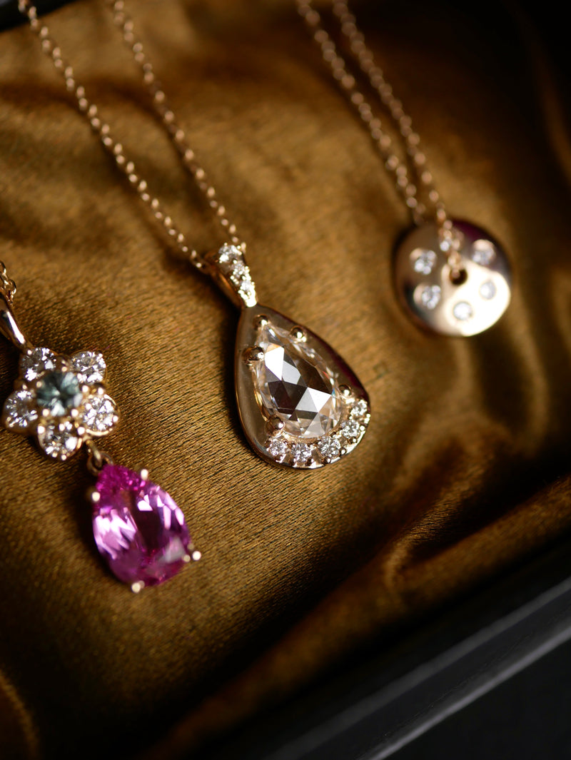 Pear Diamond Pendant