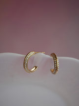 Mirrorball Diamond Hoops