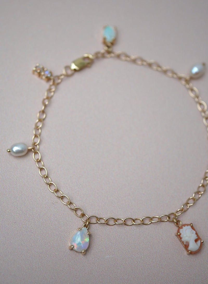 Cameo Charm Bracelet