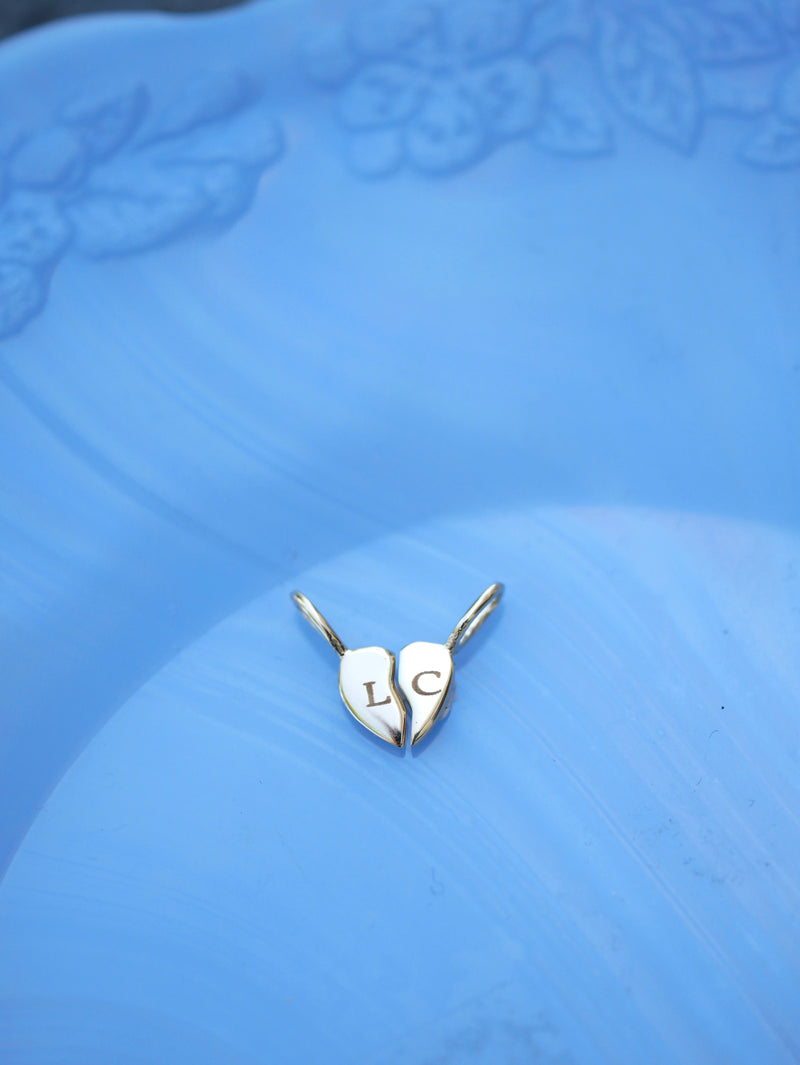 BFF Heart Charm
