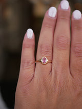 October Tourmaline Signet Ring