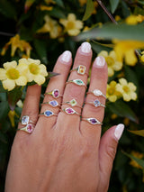 July Ruby Signet Ring