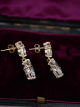 Marquise Hidden Halo Studs