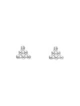 Silver Pyramid Studs
