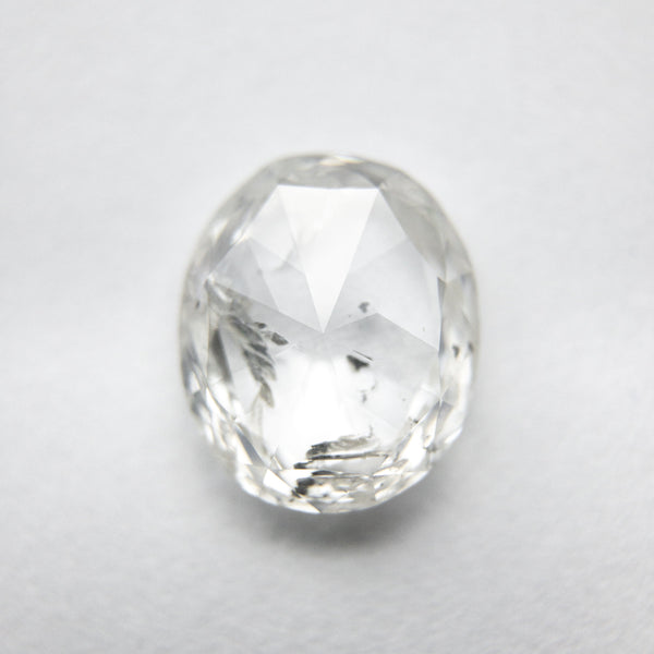 2.12ct 9.12x7.66x3.02mm I1 H Oval Rosecut 18041-03 - Misfit Diamonds