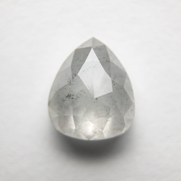 2.59ct 9.03x7.69x4.12mm Pear Double Cut 18386-19 - Misfit Diamonds