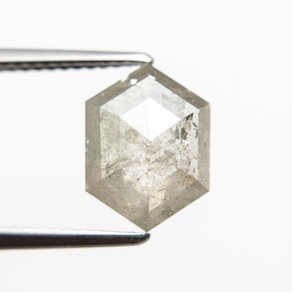 2.57ct 10.80x7.98x3.51mm Hexagon Rosecut 18553-10 HOLD D3219 Sept 20/2021 - Misfit Diamonds