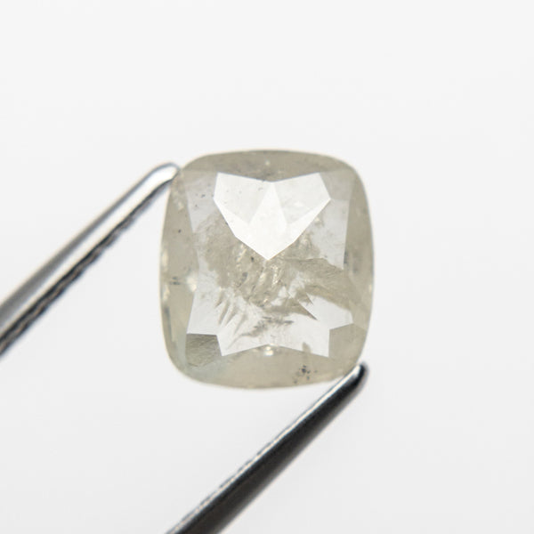2.14ct 8.26x7.39x3.66mm Cushion Rosecut 18727-05 - Misfit Diamonds