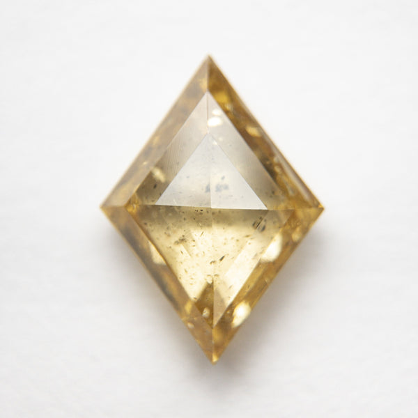 2.67ct 12.63x9.33x3.92mm Apricot (Fancy Orange-Yellow) Lozenge Rosecut 18857-01 - Misfit Diamonds