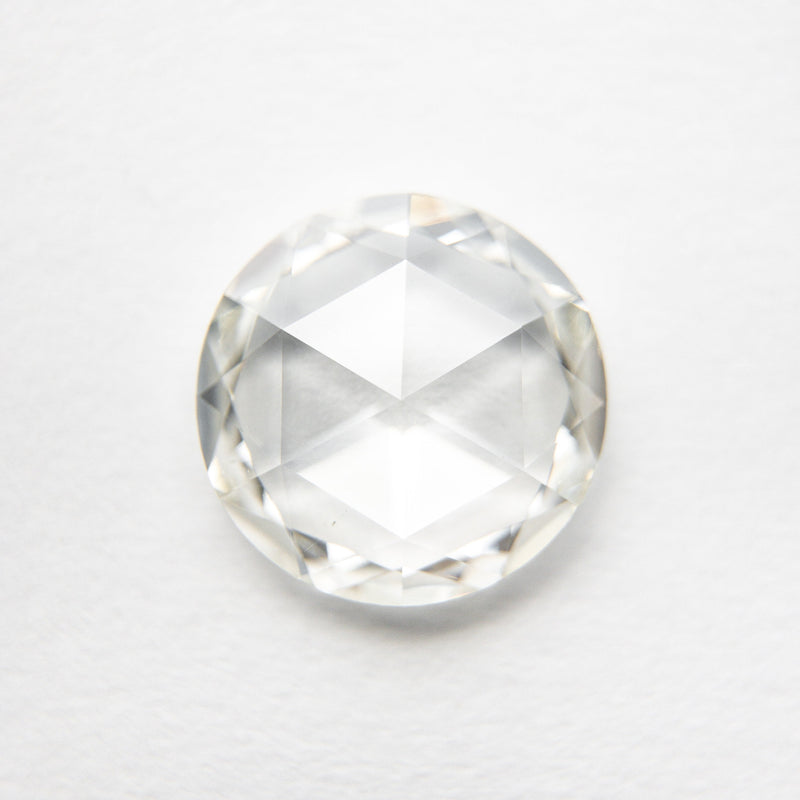 1.64ct 8.59x8.56x2.52mm SI2+ J-K Round Rosecut 18872-01 - Misfit Diamonds