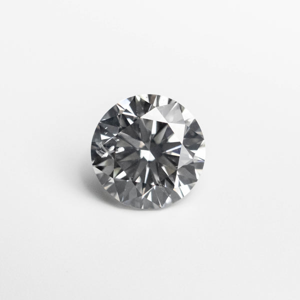 0.74ct 5.74x5.74x3.54mm Fancy Grey Round Brilliant 18968-08