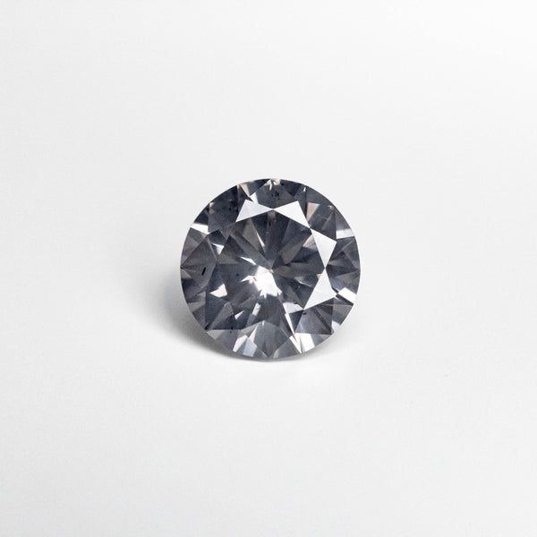 0.53ct 5.25-5.28x3.07 Fancy Grey Round Brilliant 18968-09