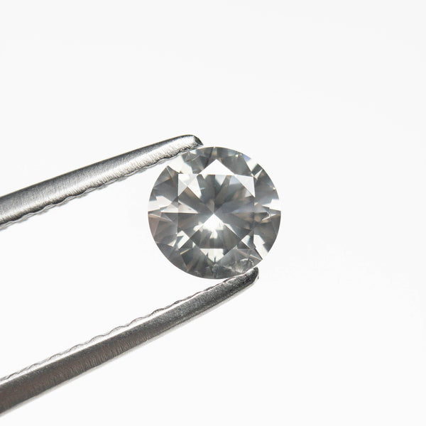 0.52ct 5.21-5.23x3.06mm Fancy Grey Round Brilliant 18968-16