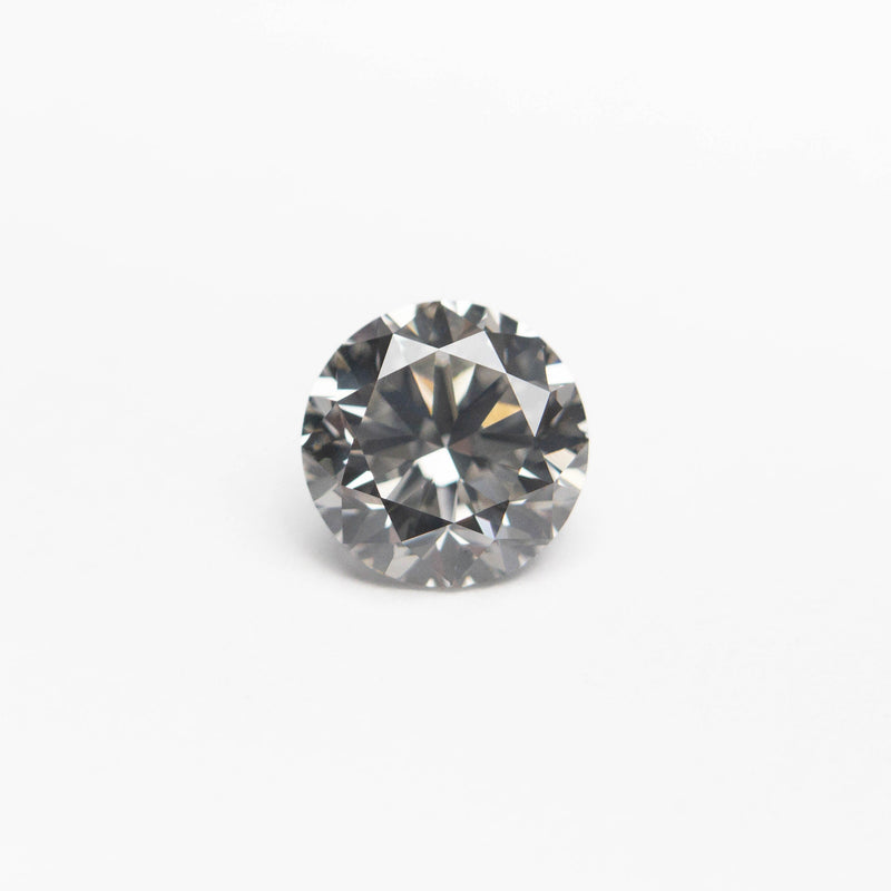 0.60ct 5.20x5.18x3.32mm Fancy Grey Round Brilliant 18968-21