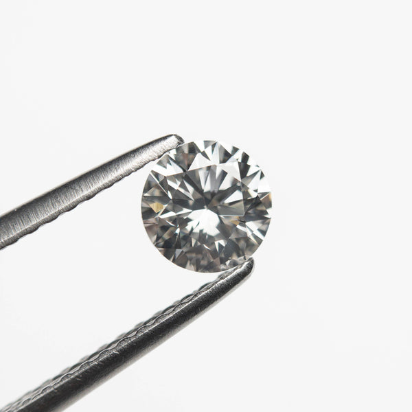 0.56ct 5.19x5.16x3.24mm Fancy Grey Round Brilliant 18968-24