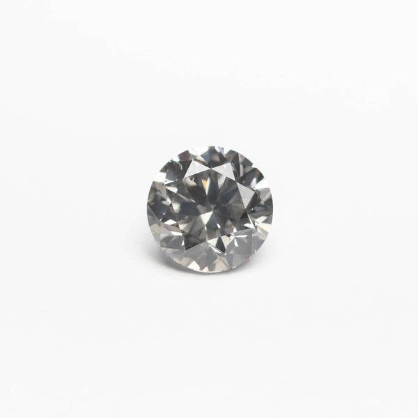 0.50ct 4.85x4.84x3.19mm Fancy Grey Round Brilliant 18968-26