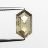 3.51ct 11.96x6.72ctx4.71mm Hexagon Rosecut 19048-11 - Misfit Diamonds