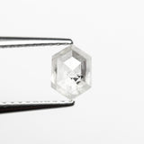 0.50ct 6.33x4.51x2.10mm Hexagon Rosecut 19056-01