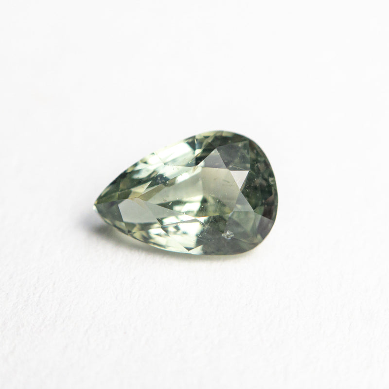 1.18ct 7.70x5.29x3.78mm Green Pear Brilliant Sapphire 19115-35