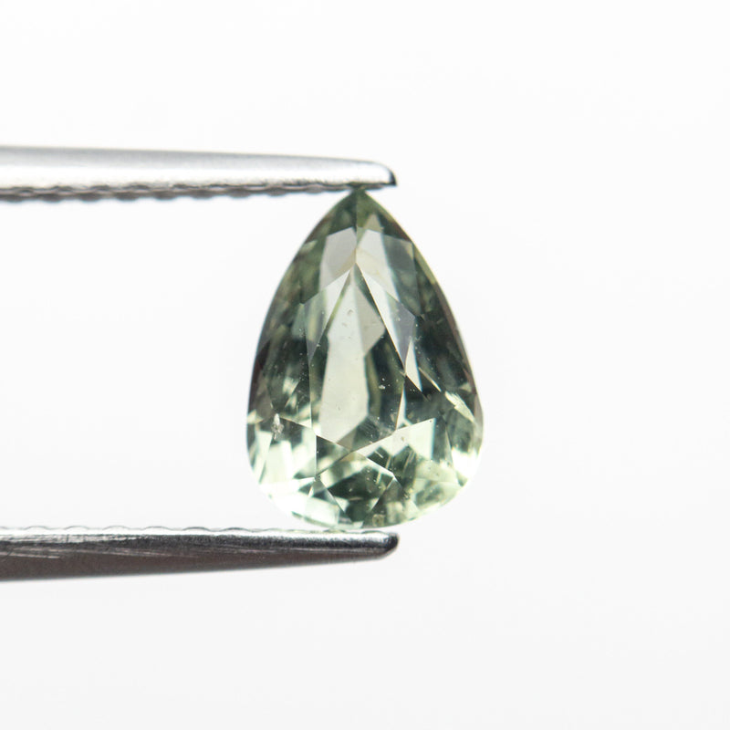 1.18ct 7.70x5.29x3.78mm Green Pear Brilliant Sapphire 19115-35