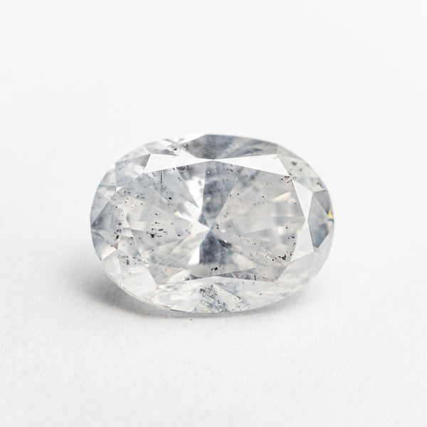 2.07ct 9.34x6.95x4.51mm GIA I3 Fancy White Oval Brilliant 19229-01