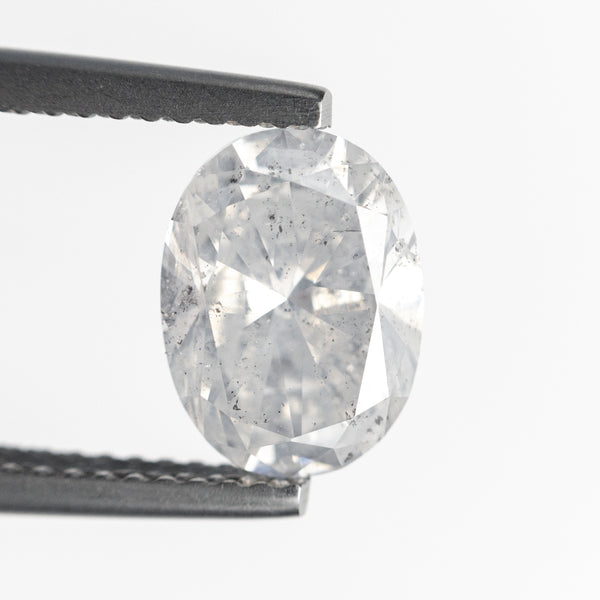 2.07ct 9.34x6.95x4.51mm GIA I3 Fancy White Oval Brilliant 19229-01