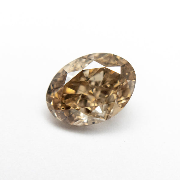 2.02ct 8.88x6.55x4.37mm SI2+ Champagne Oval Brilliant 19336-01