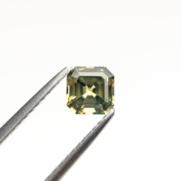 0.66ct 4.97x4.95x3.13mm Cut Corner Square Step Cut Sapphire 19346-01
