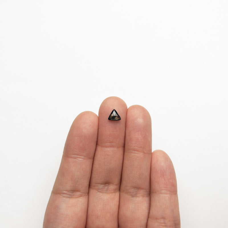 0.59ct 5.88x5.73x2.09mm Triangle Rosecut Sapphire 19356-42