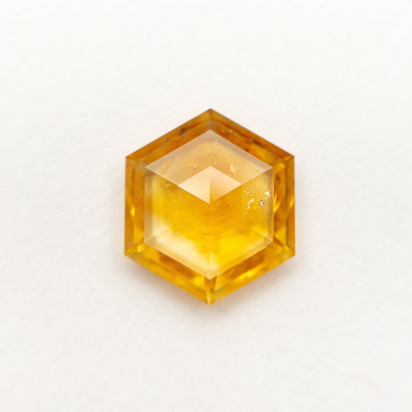 1.63ct 8.76x7.60x2.71mm Hexagon Rosecut Sapphire 19369-01